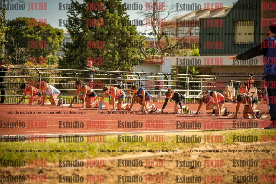 Fotos de los 100 m llanos de mujeres