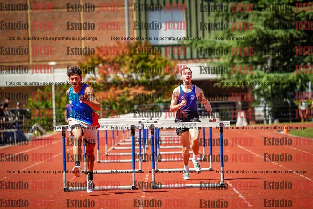 Fotos de los 110 m con vallas de varones