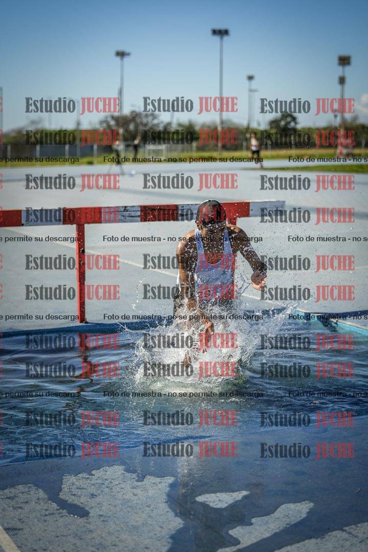 Fotos de los 3000 m con obstáculos de varones
