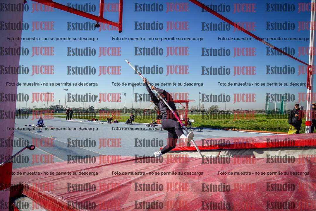 Fotos del salto con garrocha de mujeres y varones