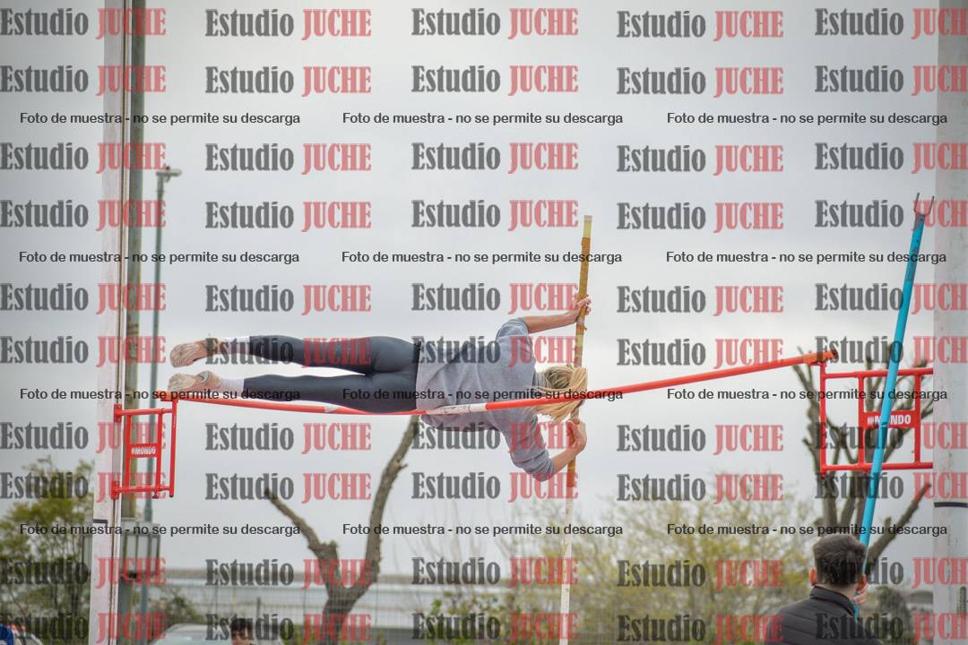 Fotos del salto con garrocha de mujeres y varones