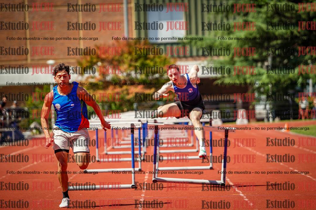 Fotos de los 110 m con vallas de varones