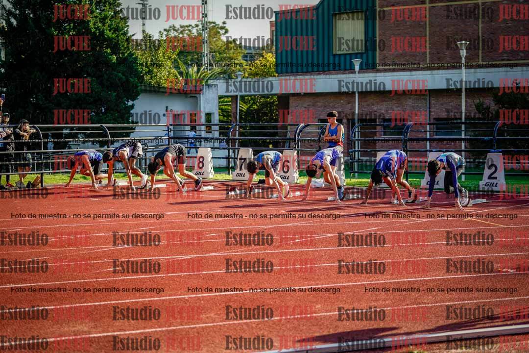 Fotos de los 110 m con vallas de varones