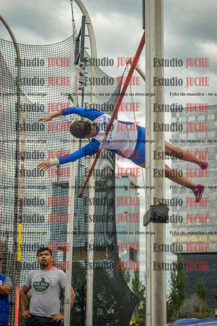 Fotos del salto con garrocha de mujeres y varones