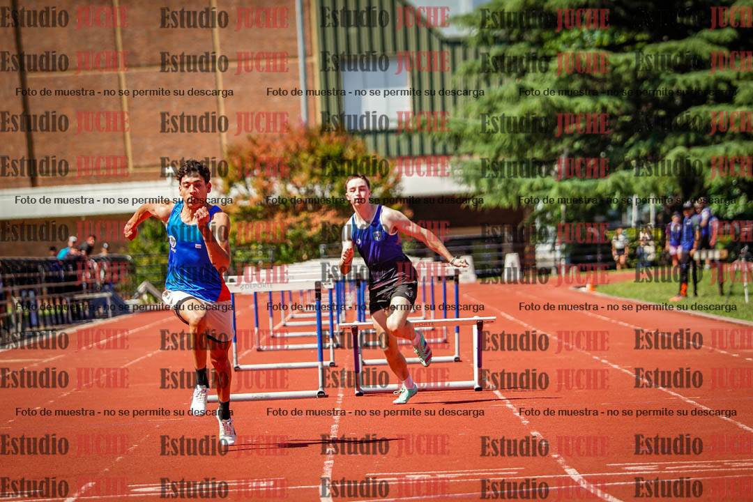 Fotos de los 110 m con vallas de varones