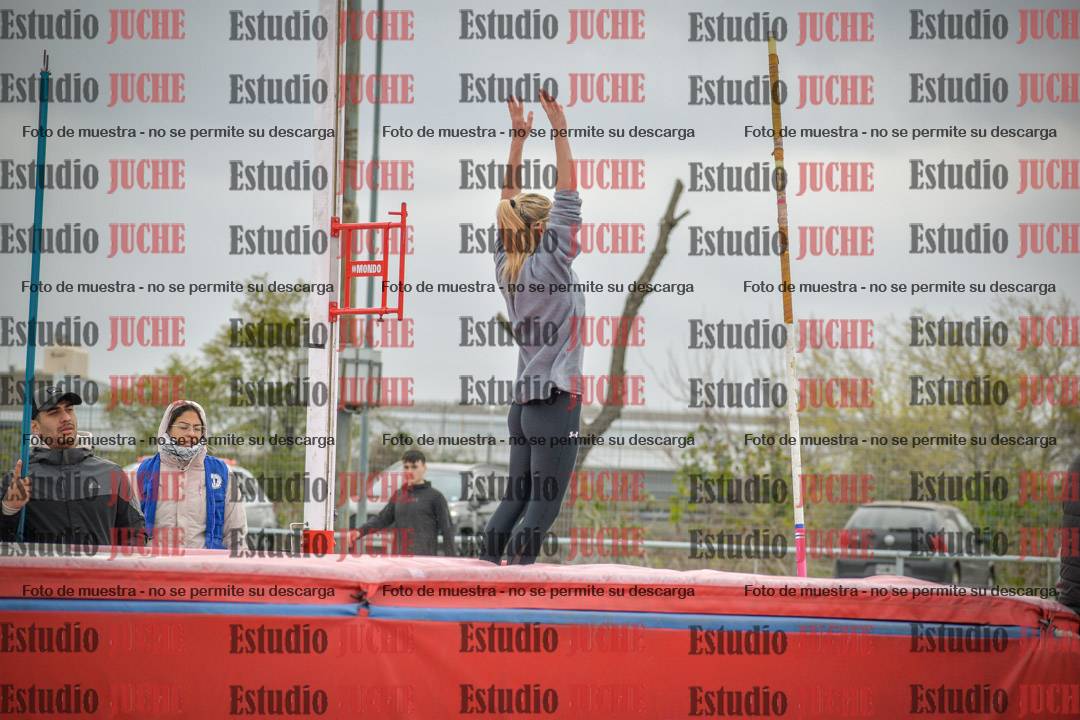 Fotos del salto con garrocha de mujeres y varones