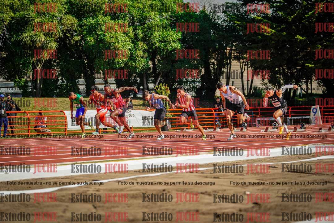 Fotos de los 100 m de varones