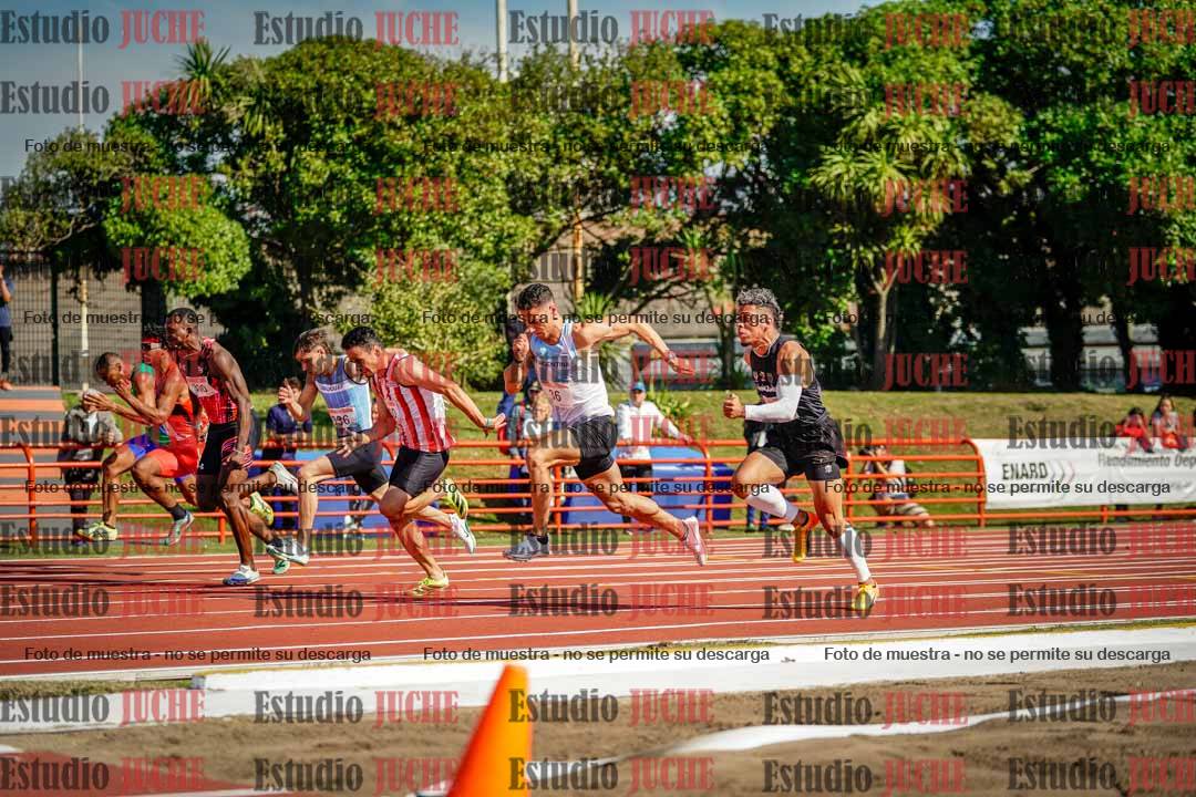 Fotos de los 100 m de varones