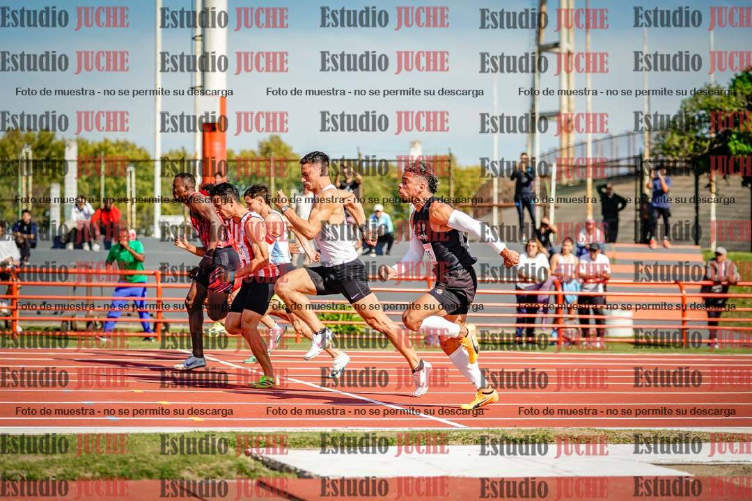 Fotos de los 100 m de varones