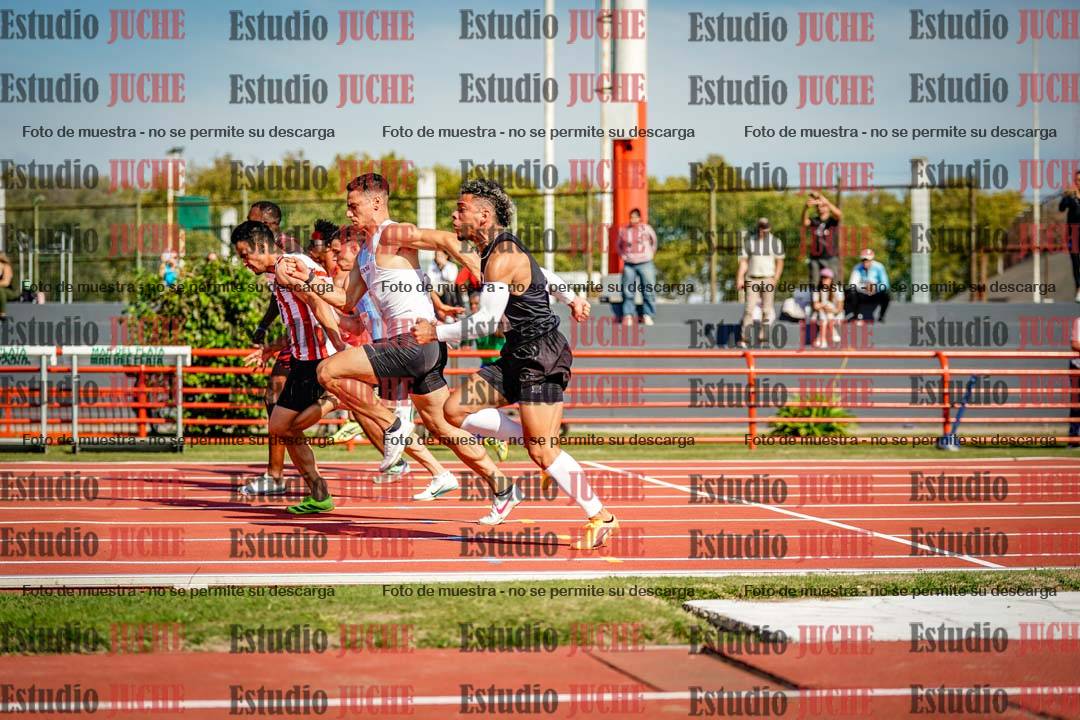 Fotos de los 100 m de varones