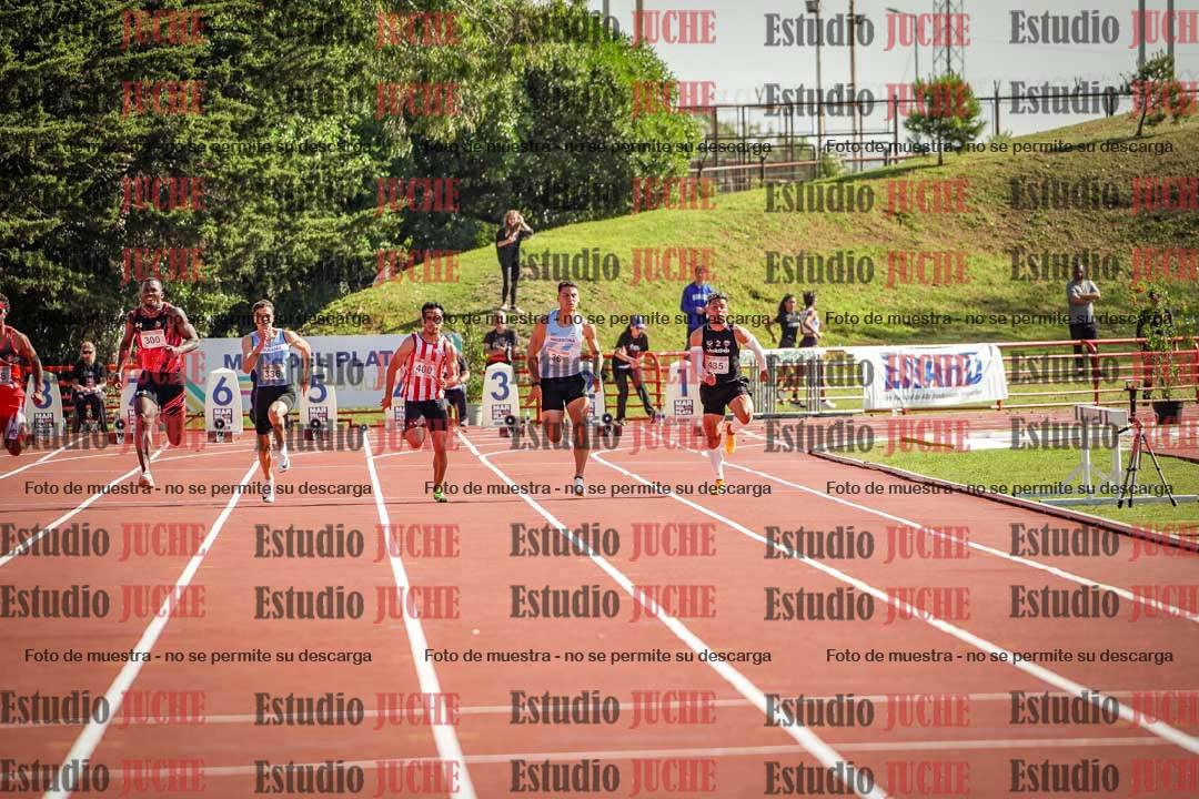 Fotos de los 100 m de varones