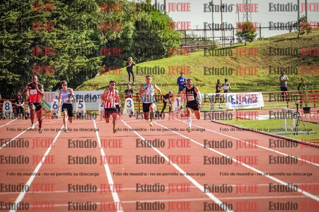 Fotos de los 100 m de varones
