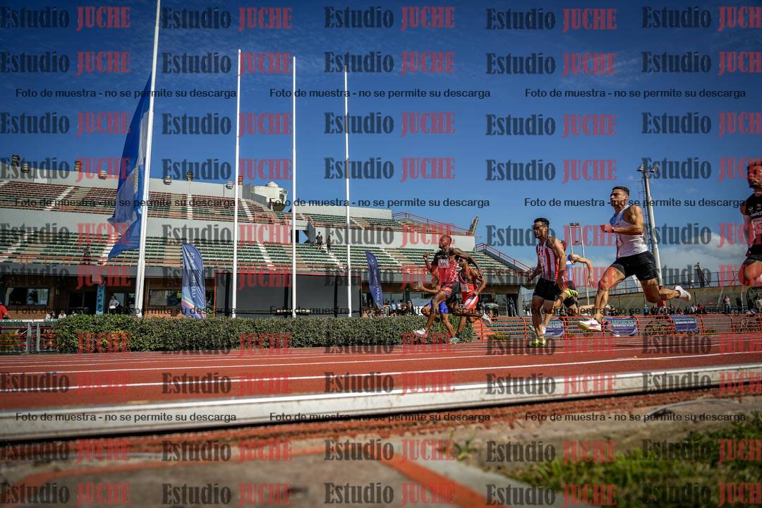 Fotos de los 100 m de varones