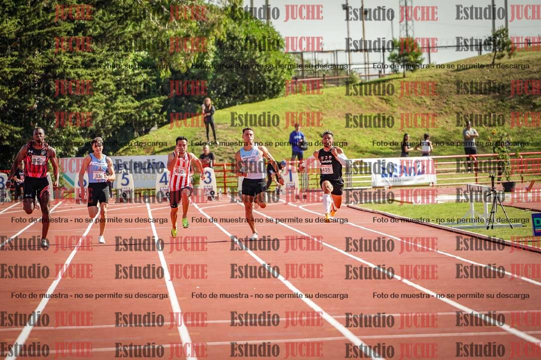 Fotos de los 100 m de varones