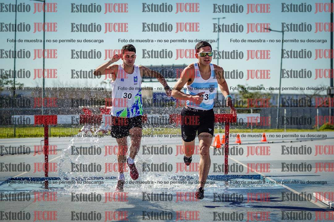 Fotos de los 3000 m con obstáculos de varones