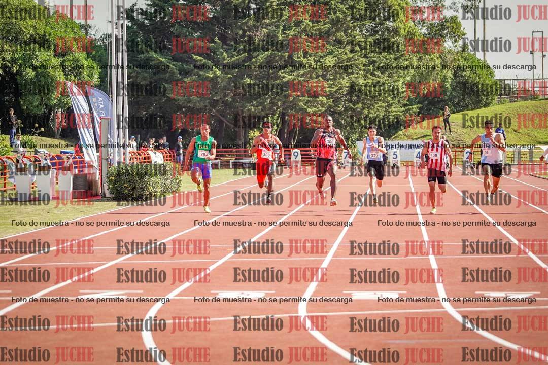 Fotos de los 100 m de varones