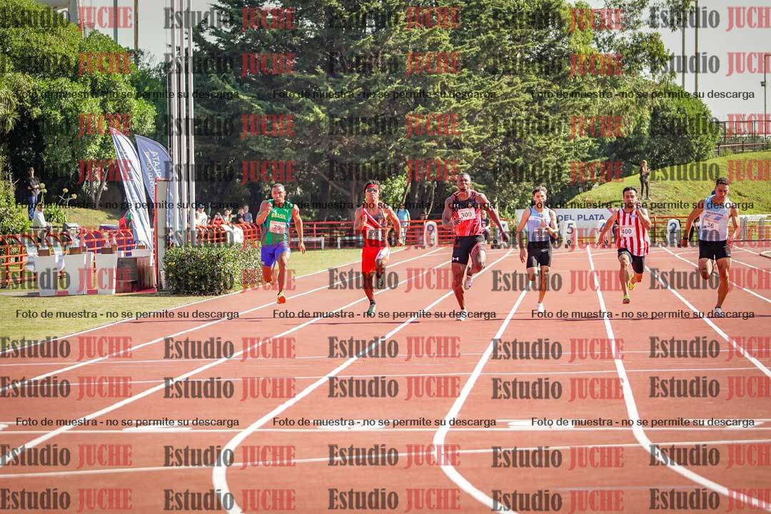 Fotos de los 100 m de varones