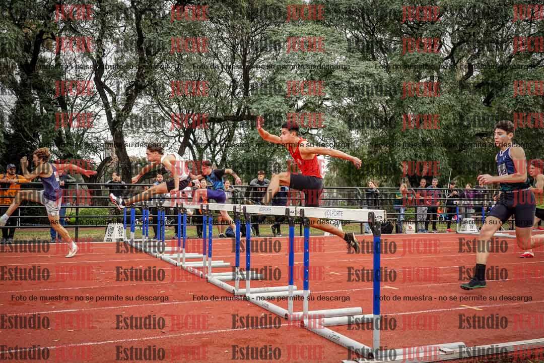 Fotos de los 110 m con vallas de varones
