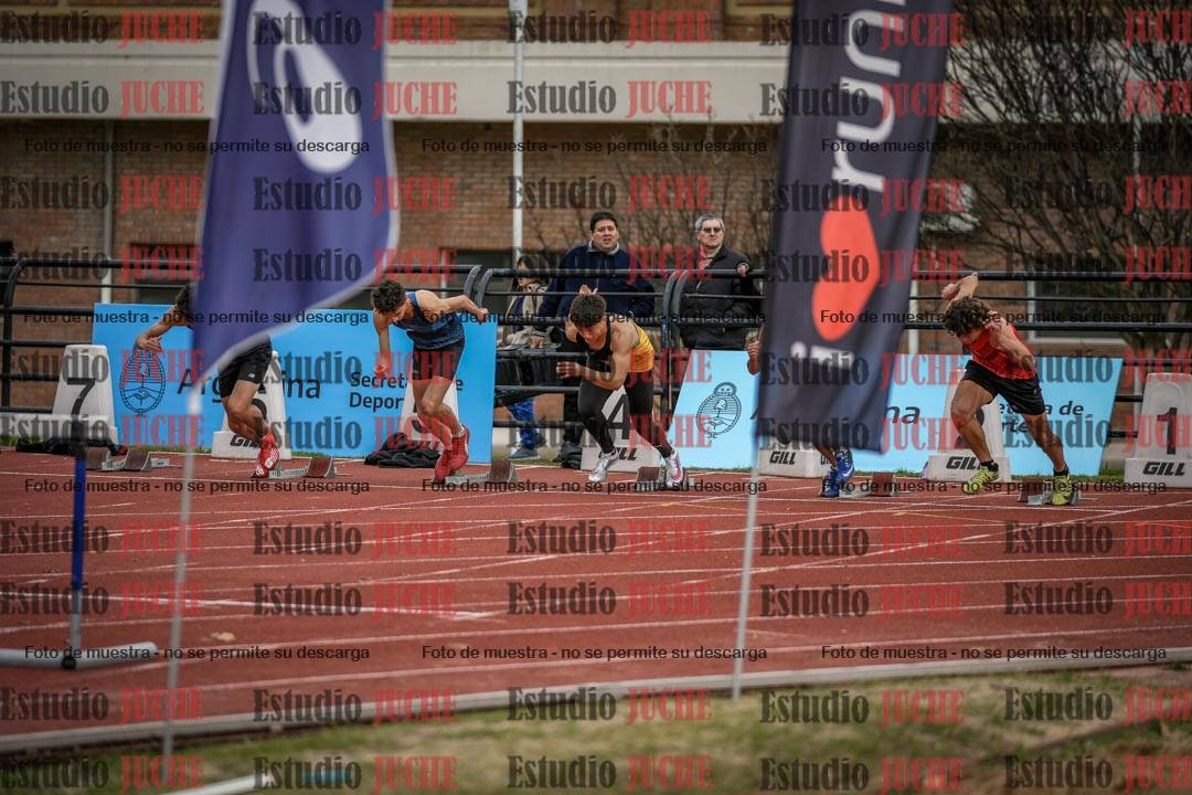 Fotos de los 110 m con vallas de varones - decatlón 6