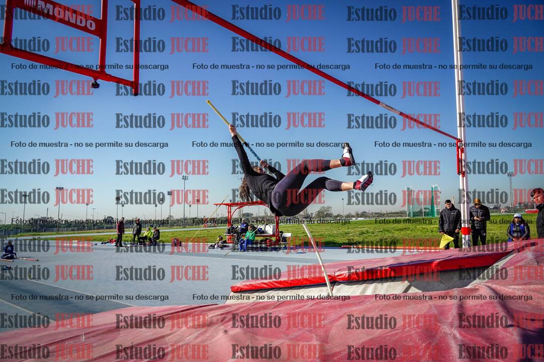 Fotos del salto con garrocha de mujeres y varones