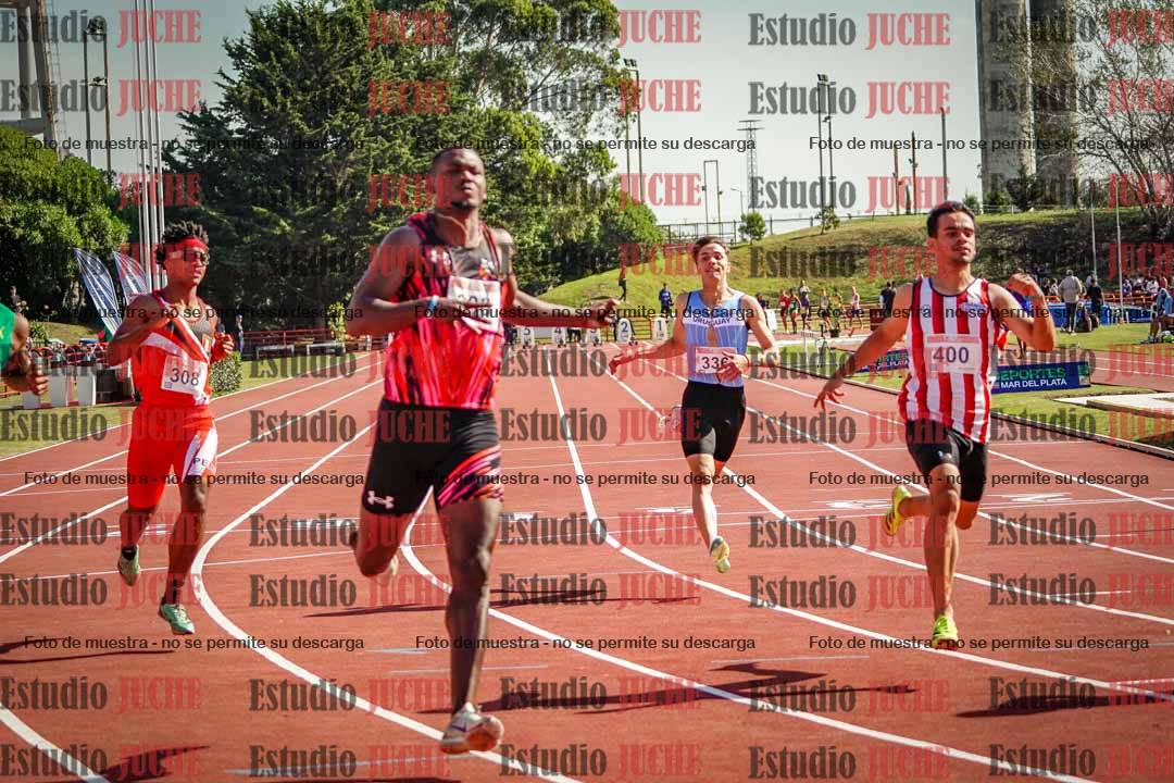 Fotos de los 100 m de varones