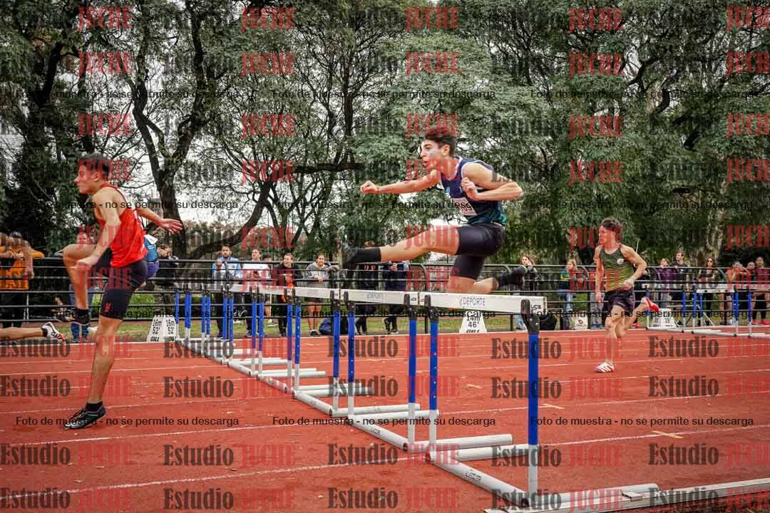 Fotos de los 110 m con vallas de varones