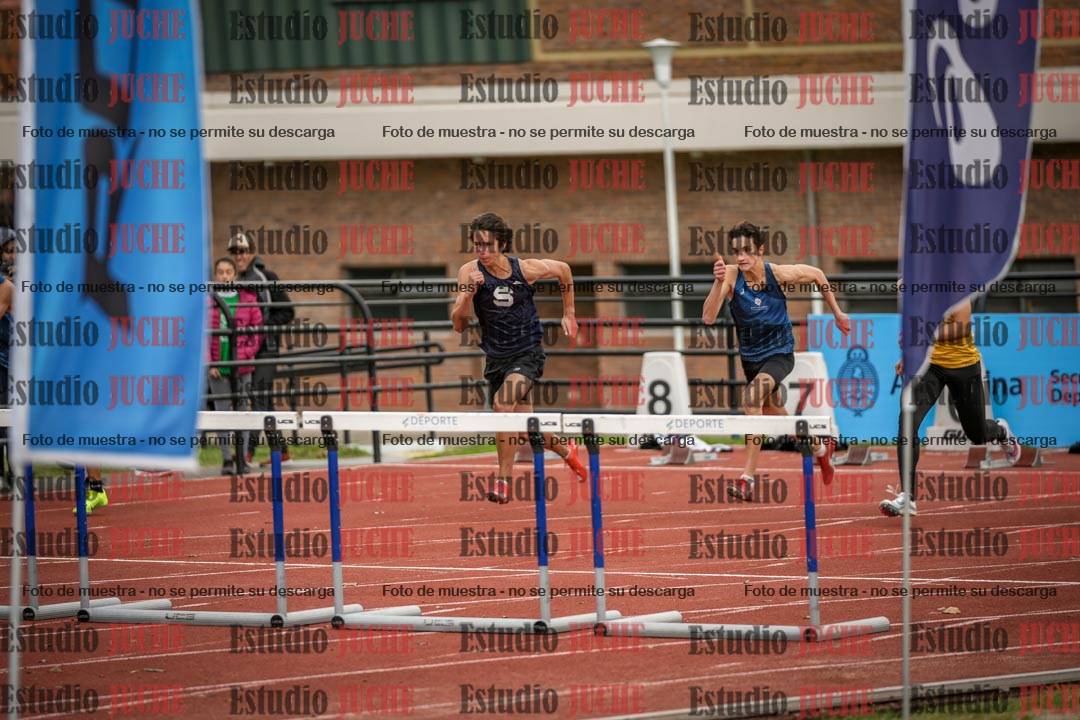 Fotos de los 110 m con vallas de varones - decatlón 6