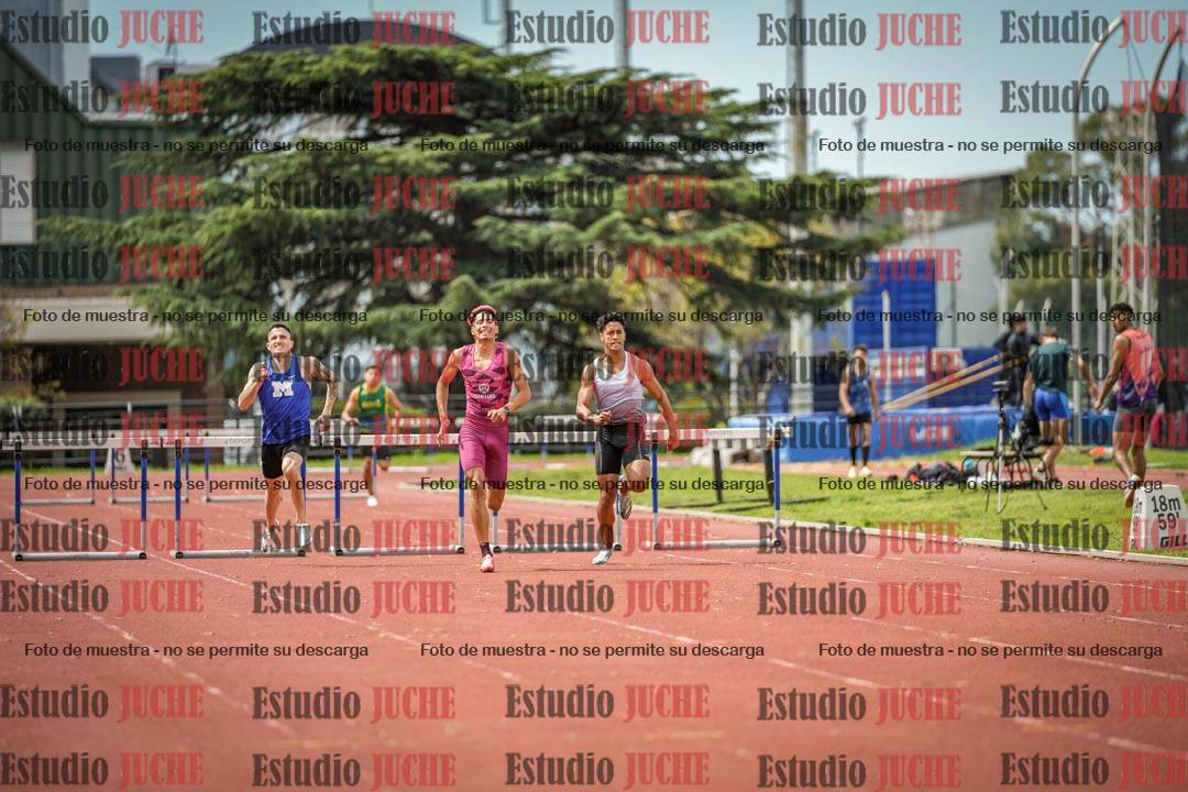 Fotos de los 400 m con vallas de varones