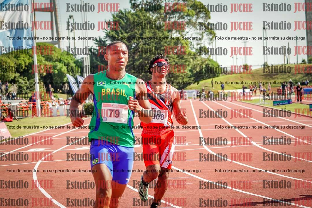 Fotos de los 100 m de varones
