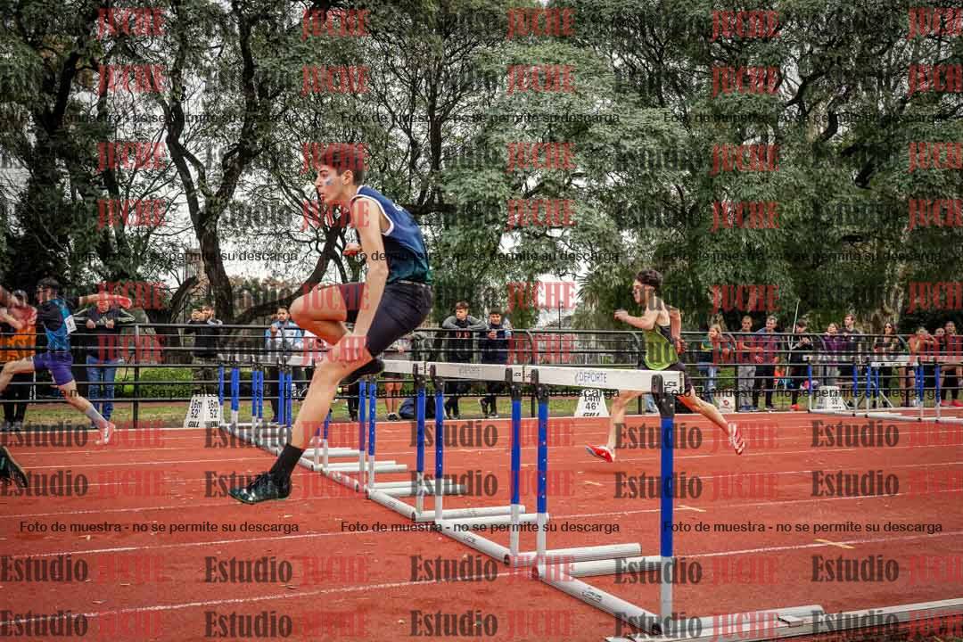 Fotos de los 110 m con vallas de varones