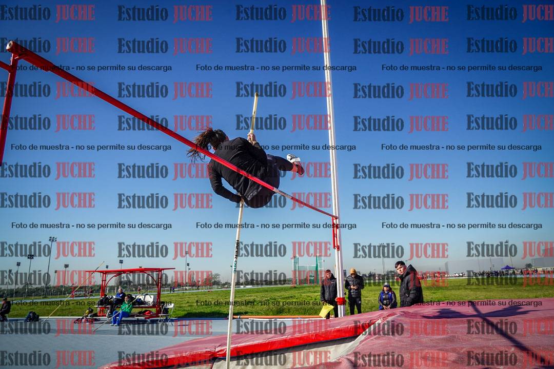 Fotos del salto con garrocha de mujeres y varones