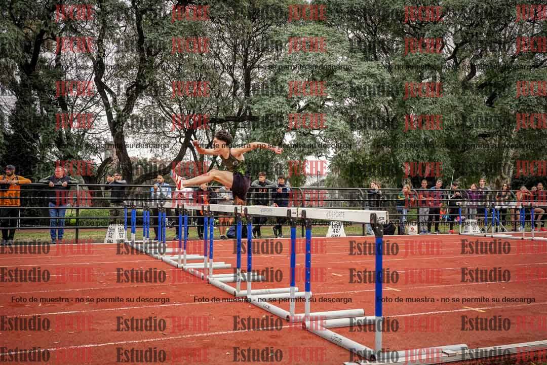 Fotos de los 110 m con vallas de varones