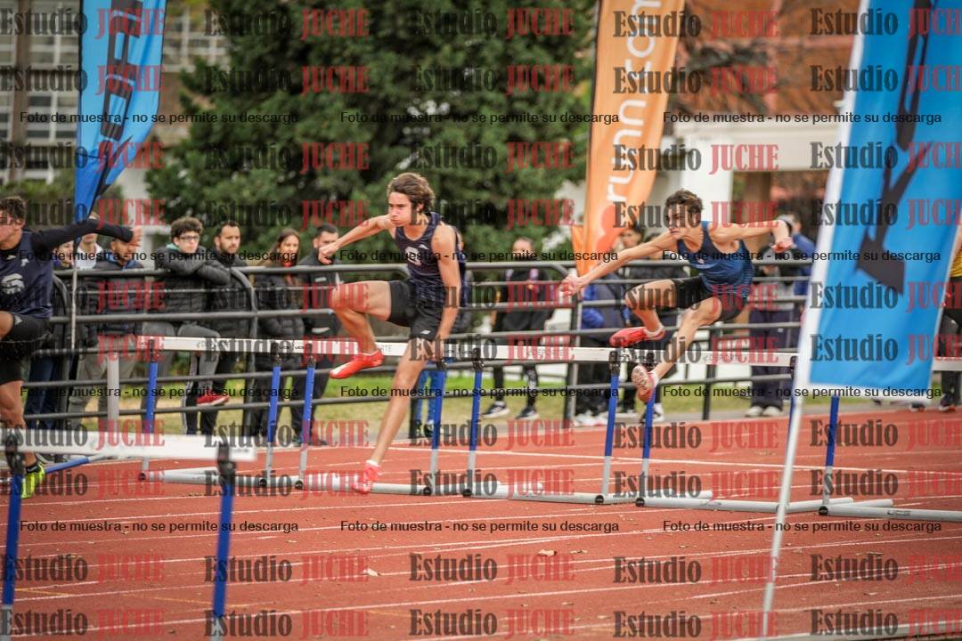 Fotos de los 110 m con vallas de varones - decatlón 6