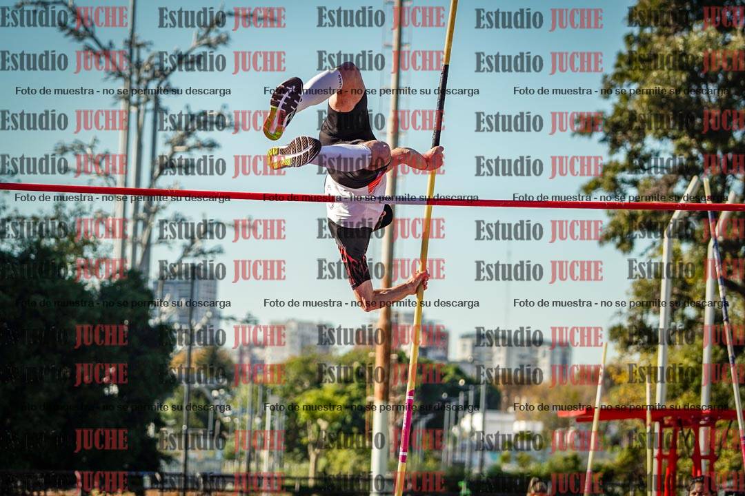 Fotos del salto con garrocha de mujeres y varones