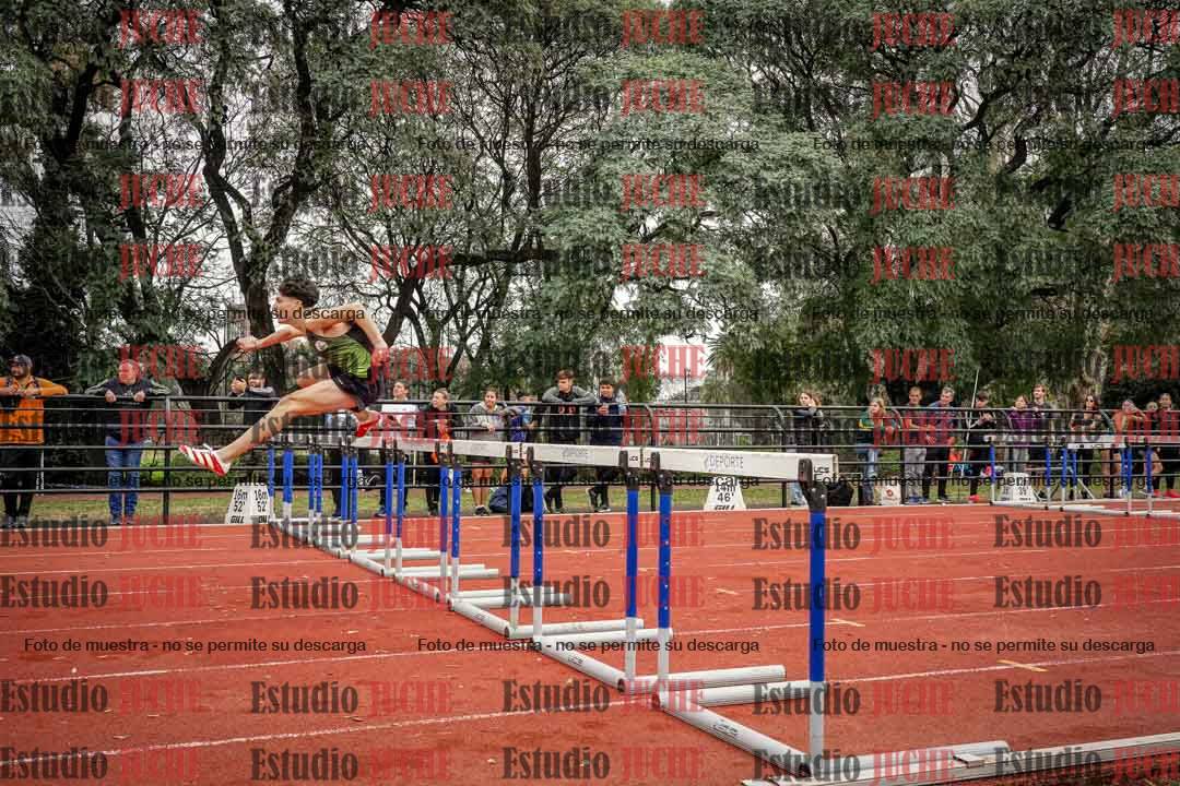 Fotos de los 110 m con vallas de varones