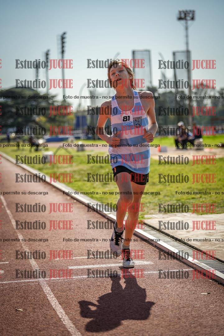 Fotos de los 600 m llanos de varones - U16