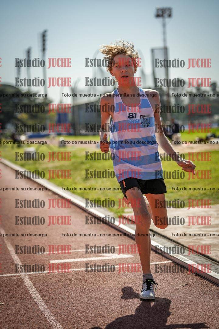 Fotos de los 600 m llanos de varones - U16