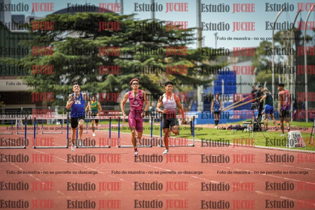 Fotos de los 400 m con vallas de varones