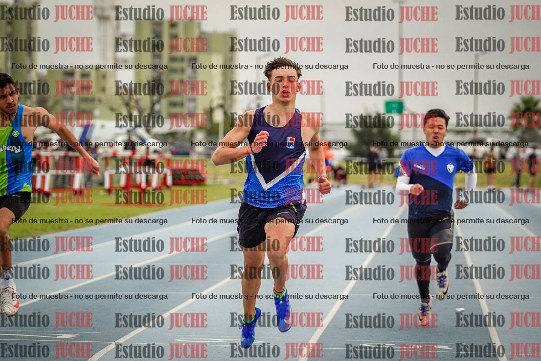 Fotos de los 100 m llanos de varones