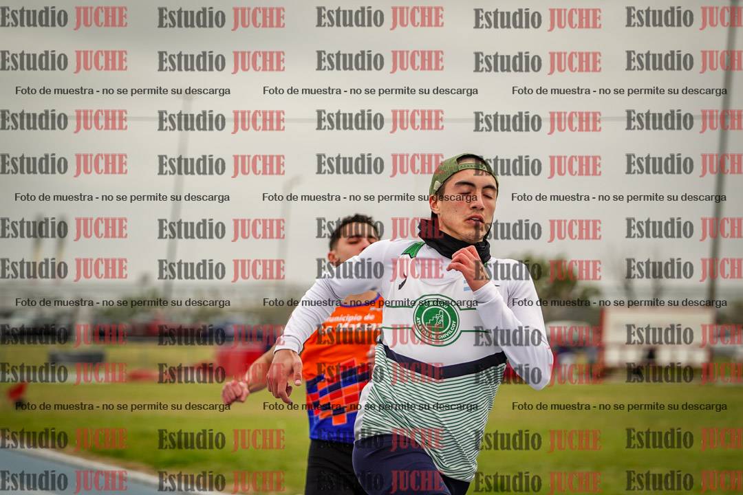 Fotos de los 100 m llanos de varones