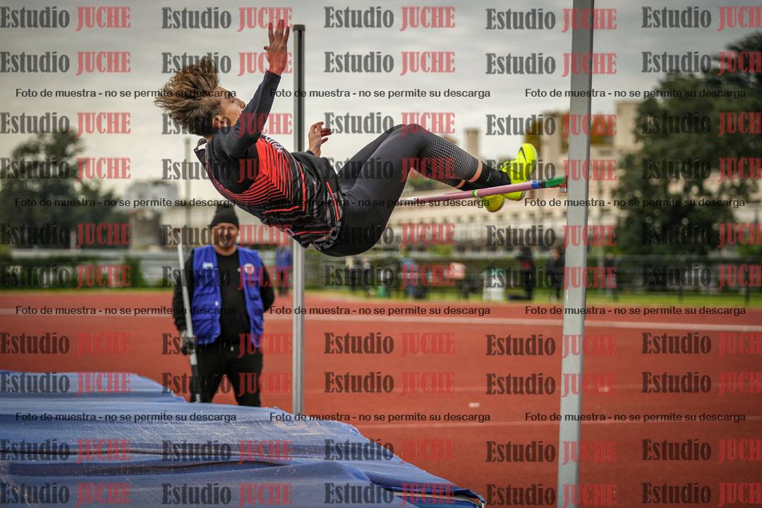 Fotos del salto en alto de varones