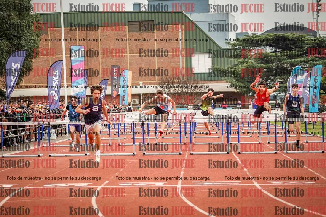 Fotos de los 110 m con vallas de varones