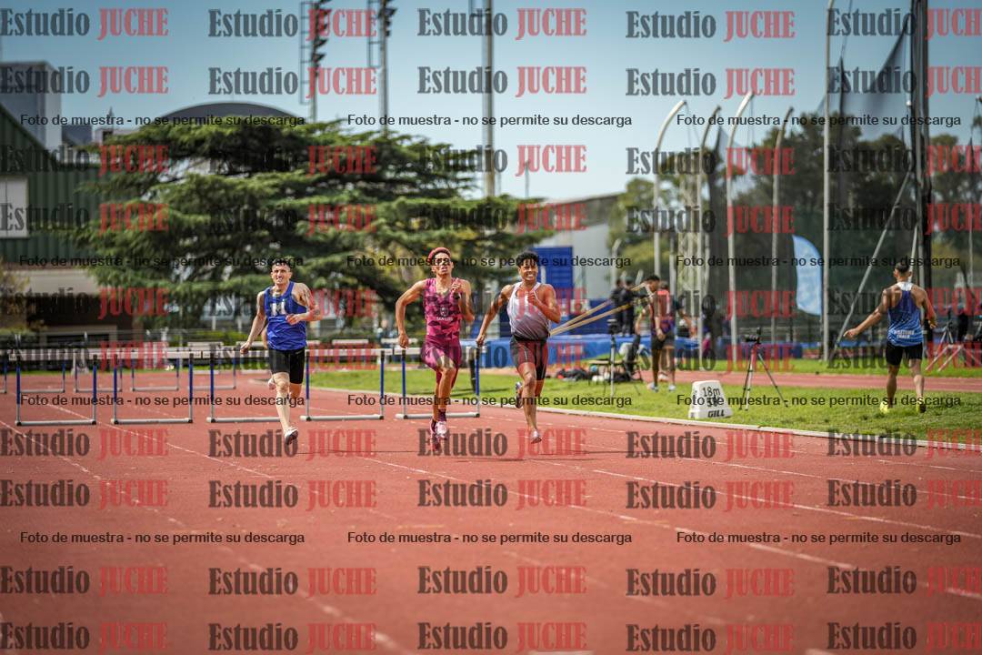Fotos de los 400 m con vallas de varones