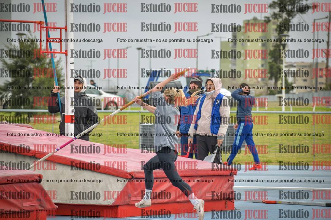 Fotos del salto con garrocha de mujeres y varones