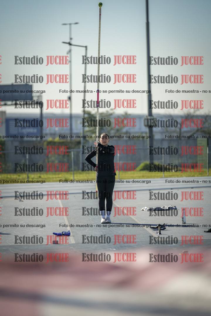 Fotos del salto con garrocha de mujeres y varones