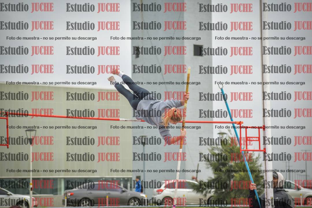 Fotos del salto con garrocha de mujeres y varones