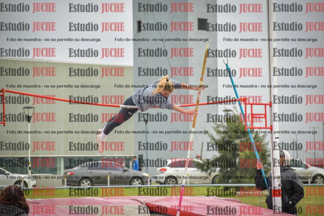 Fotos del salto con garrocha de mujeres y varones