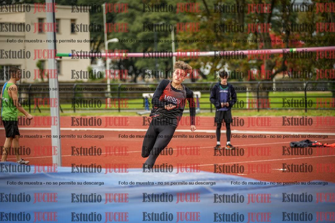 Fotos del salto en alto de varones