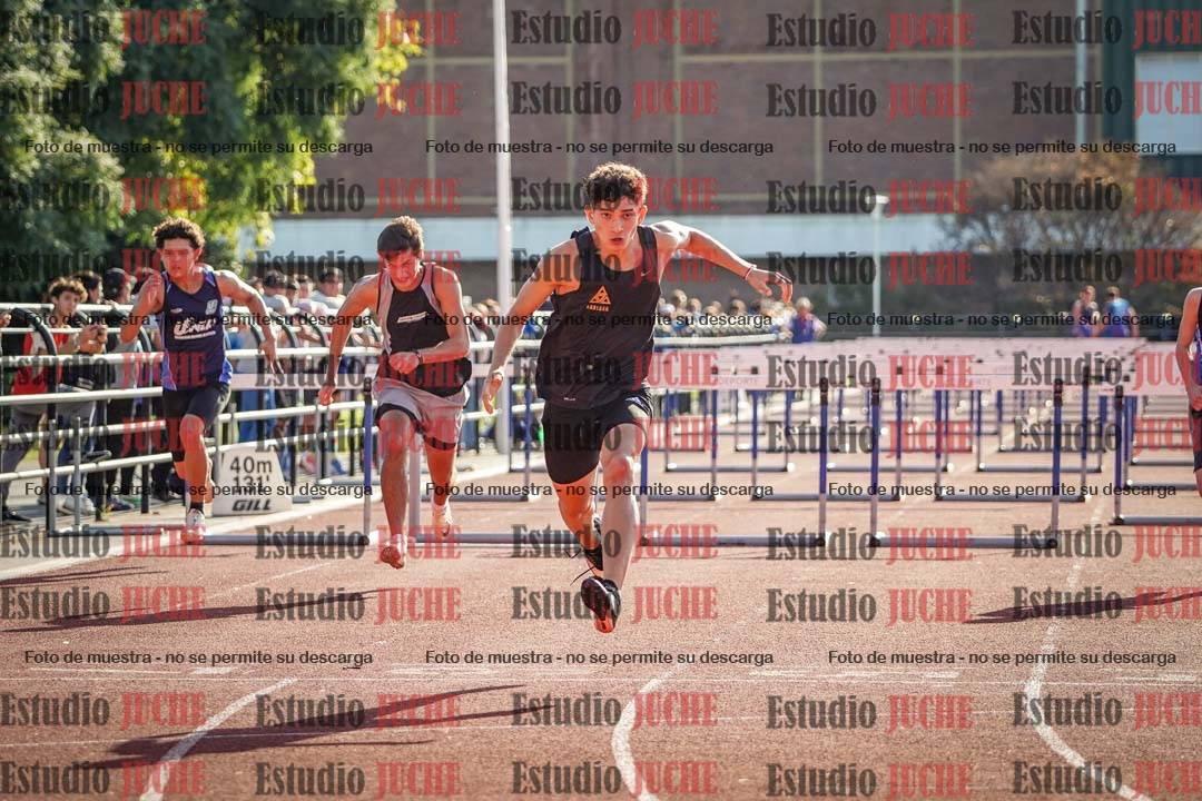 Fotos de los 110 m con vallas de varones