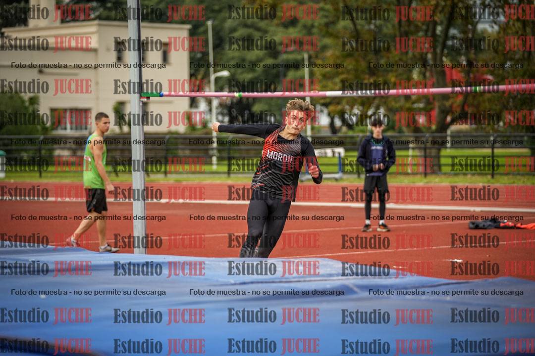 Fotos del salto en alto de varones